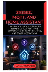 Zigbee, MQTT, and Home Assistant: The Practical Guide to Building Reliable Local Smart Home Networks, Sensors, Automations, and Device Integrations cover