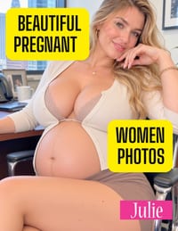 Beautiful Pregnant Women Photos: 50 Busty Attractive Portrait Images cover