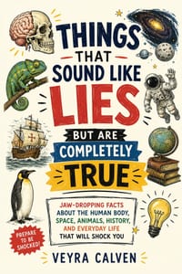 Things That Sound Like Lies But Are Completely True: Jaw-Dropping Facts About the Human Body, Space, Animals, History, and Everyday Life That Will Sho cover