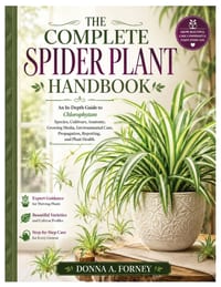 The Complete Spider Plant Handbook: An In-Depth Guide to Chlorophytum Species, Cultivars, Anatomy, Growing Media, Environmental Care, Propagation, Rep cover