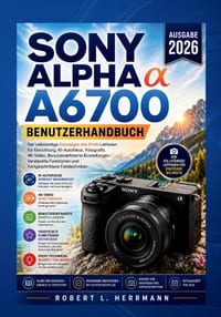 Sony Alpha A6700 Benutzerhandbuch 2026: Der komplette Leitfaden für Kameraeinrichtung, KI-Autofokus, Fotografie, 4K-Video, individuelle Einstellungen, cover