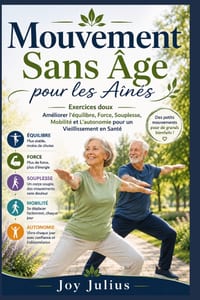 Mouvement Sans Âge pour les Aînés: Exercices doux Améliorer l'équilibre, Force, Souplesse, Mobilité et L'autonomie pour un Vieillissement en Santé cover