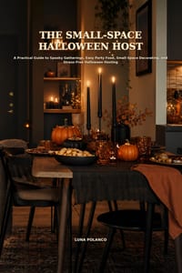 The Small-Space Halloween Host: A Practical Guide to Spooky Gatherings, Easy Party Food, Small-Space Decorating, and Stress-Free Halloween Hosting cover