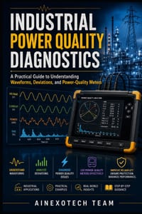 Industrial Power Quality Diagnostics: A Practical Guide to Understanding Waveforms, Deviations, and Power-Quality Meters cover