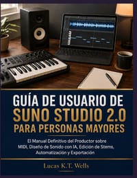 Guía de Usuario de Suno Studio 2.0 para Personas Mayores: El Manual Definitivo del Productor sobre MIDI, Diseño de Sonido con IA, Edición de Stems, Au cover