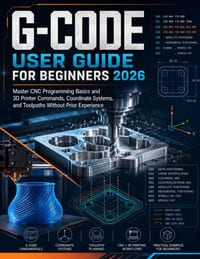 G-CODE User Guide for Beginners 2026: Master CNC Programming Basics and 3D Printer Commands, Coordinate Systems, and Toolpaths Without Prior Experienc cover