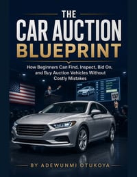 The Car Auction Blueprint: How Beginners Can Find, Inspect, Bid On, and Buy Auction Vehicles Without Costly Mistakes cover