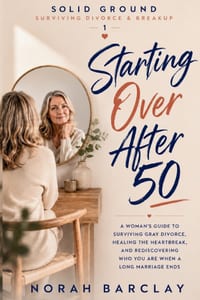 Starting Over After 50: A Woman's Guide to Surviving Gray Divorce, Healing the Heartbreak, and Rediscovering Who You Are When a Long Marriage Ends cover