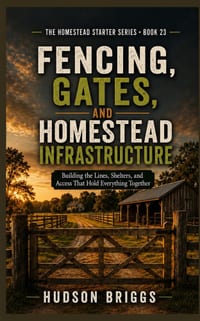 Fencing, Gates, and Homestead Infrastructure: Building the Lines, Shelters, and Access That Hold Everything Together cover