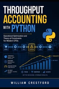Throughput Accounting with Python: Operational Optimization and Theory of Constraints for Modern CFOs cover