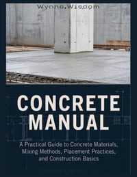 Concrete Manual: A Practical Guide to Concrete Materials, Mixing Methods, Placement Practices, and Construction Basics cover