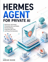 Hermes Agent for Private AI: Build Secure, Self-Hosted AI Assistants with Local Models, Persistent Memory, Private RAG, MCP Tools, and Privacy-First A cover