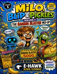 Milo, Blip & Pickles: The Banana Blaster Mix-Up cover