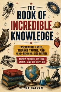 The Book of Incredible Knowledge: Fascinating Facts, Strange Truths, and Mind-Bending Discoveries Across Science, History, Nature, and the Universe cover