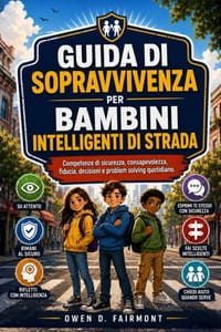 Guida Di Sopra Vvivenza Per Bambini Intelligenti Di Strada: Competenze di sicurezza, consapevolezza, fiducia, decisioni e problem solving quotidiano. cover
