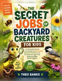 The Secret Jobs of Backyard Creatures for Kids: An Illustrated Animal Encyclopedia of 30 Amazing Backyard Creatures and the Important Jobs They Perfor cover