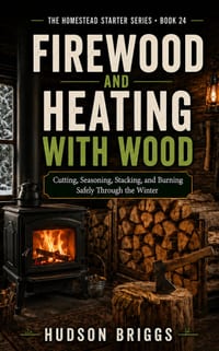 Firewood and Heating With Wood: Cutting, Seasoning, Stacking, and Burning Safely Through the Winter cover