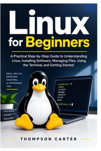 Linux for Beginners: A Practical Step-by-Step Guide to Understanding Linux, Installing Software, Managing Files, Using the Terminal, and Getting Start cover