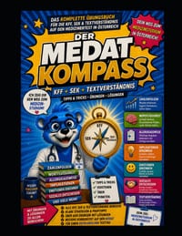 Der Medat Kompass Kff + Sek + Textverständnis Komplett: Strategien, Tipps, Tricks, Übungen und Lösungen mit Dr. Cool cover