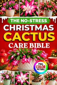 The No-Stress Christmas Cactus Care Bible: A Complete Beginner's Guide to Growing Schlumbergera Indoors: Watering, Light, Soil, Repotting, Pruning, Pr cover