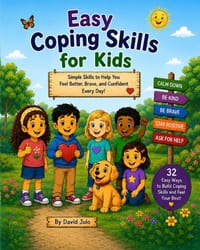 Easy Coping Skills for Kids: Coping Skills for Anxiety, Nearvousness, Fear, Friendship, Trust, Feelings cover