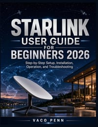 Starlink User Guide for Beginners 2026: Step-by-Step Setup, Installation, Operation, and Troubleshooting cover