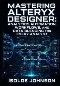Mastering Alteryx Designer: ANALYTICS AUTOMATION, WORKFLOWS, AND DATA BLENDING FOR EVERY ANALYST: Transform, Blend, and Schedule Data Workflows with M cover