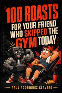 100 Roasts for Your Friend Who Skipped the Gym Today cover