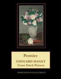 Peonies: Edouard Manet Cross Stitch Pattern cover