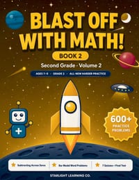 Blast Off with Math!: Book 2 cover