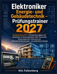 Elektroniker Energie- und Gebäudetechnik - Prüfungstrainer 2027: Gesellenprüfung Teil 2: Prüfungsnahe Aufgaben und Simulationen zu Schutzmaßnahmen, Ph cover