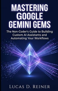 Mastering Google Gemini Gems: The Non-Coder's Guide to Building Custom AI Assistants and Automating Your Workflows cover