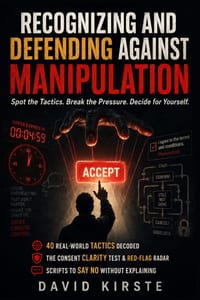 Recognizing and Defending Against Manipulation: A No-Nonsense Field Guide to Spotting Dark Patterns, Pressure Tactics, and Emotional Manipulation in E cover