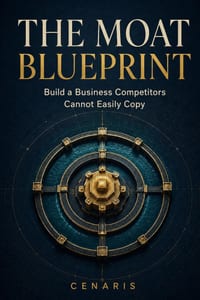 The Moat Blueprint: Build a Business Competitors Cannot Easily Copy: Practical, illustrated guide to identifying, measuring, building, stacking, and d cover