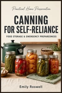 Canning for Self-Reliance: Food Storage & Emergency Preparedness cover