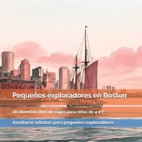 Pequeños exploradores en Boston: Barcos, calles de ladrillo, monumentos históricos y grandes historias de Estados Unidos: un divertido libro de viajes cover