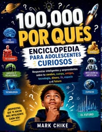 100,000 Por Qués Enciclopedia Para Jóvenes Curiosos: Respuestas inteligentes y sorprendentes sobre tu cerebro, cuerpo, amigos, tecnología, dinero, IA, cover