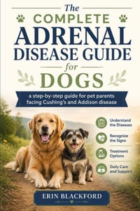 The Complete Adrenal Disease Guide for Dogs: A Step-by-Step Guide for Pet Parents Facing Cushing's and Addison's Disease cover