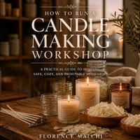 How to Run a Candle Making Workshop: A Practical Guide to Hosting Safe, Cozy, and Profitable Workshops from Home cover