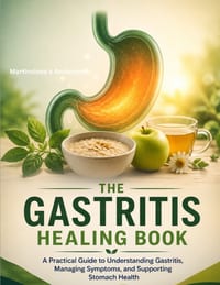 The Gastritis Healing Book: A Practical Guide to Understanding Gastritis, Managing Symptoms, Supporting Stomach Health, and Building Lasting Wellness cover