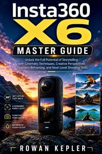 Insta360 X6 Master Guide: Unlock the Full Potential of Storytelling with Cinematic Techniques, Creative Perspectives, Seamless Reframing, and Next-Lev cover