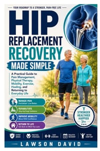 Hip Replacement Recovery Made Simple: A Practical Guide to Pain Management, Physical Therapy, Mobility, Exercise, Healing, and Returning to Everyday L cover