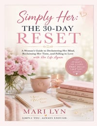 Simply Her The 30 Day Reset: A Woman's Guide to Decluttering Her Mind, Reclaiming Her Time, And Falling in Love with Her Life Again cover