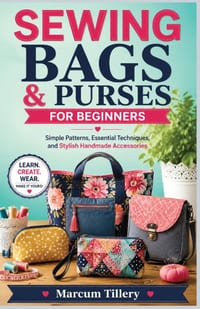 Sewing Bags & Purses for Beginners: Simple Patterns, Essential Techniques, and Stylish Handmade Accessories cover