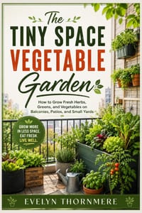 The Tiny Space Vegetable Garden: How to Grow Fresh Herbs, Greens, and Vegetables on Balconies, Patios, and Small Yards cover