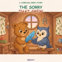 The Sorry That Grew: A Compass Crew Story About Honesty, Apology, And Repair for Kids Ages 4-8 cover