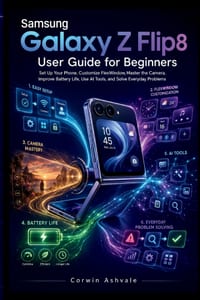 Samsung Galaxy Z Flip8 User Guide for Beginners: Set Up Your Phone, Customize FlexWindow, Master the Camera, Improve Battery Life, Use AI Tools, and S cover