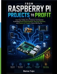 From Raspberry Pi Projects to Profit: Turn Your Hobby into a Freelance Tech Business by Building Smart Home Systems, Security Solutions, and Custom Io cover