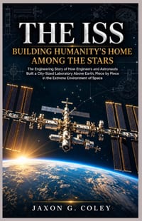 The ISS: Building Humanity's Home Among the Stars: The Engineering Story of How Engineers and Astronauts Built a City-Sized Laboratory Above Earth, Pi cover
