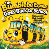 The Bumblebee Express Goes Back to School: The Story of a Big Yellow Striped School Bus cover